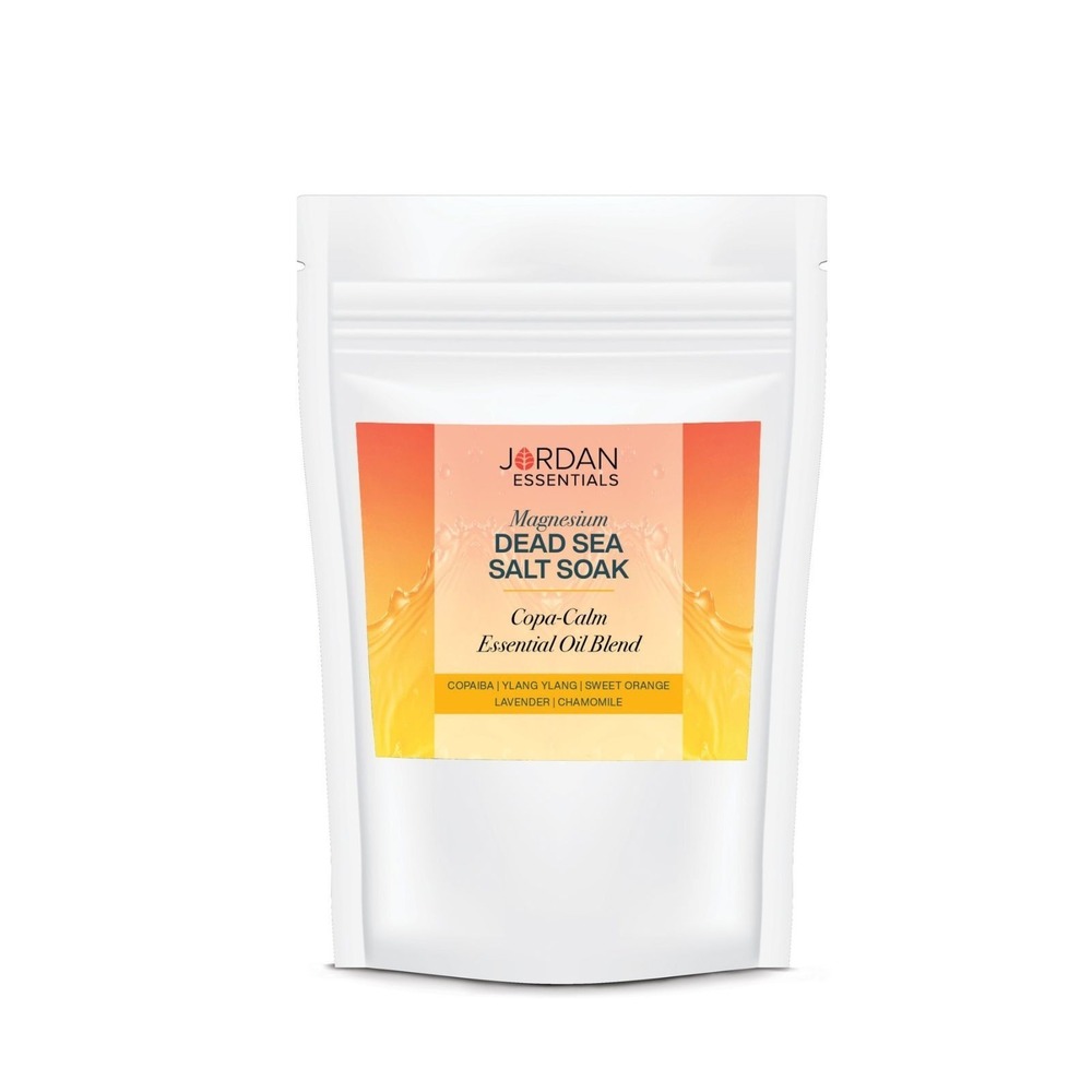Jordan Essentials Copa-Calm Magnesium Dead Sea Salt Soak 12oz NEW!
